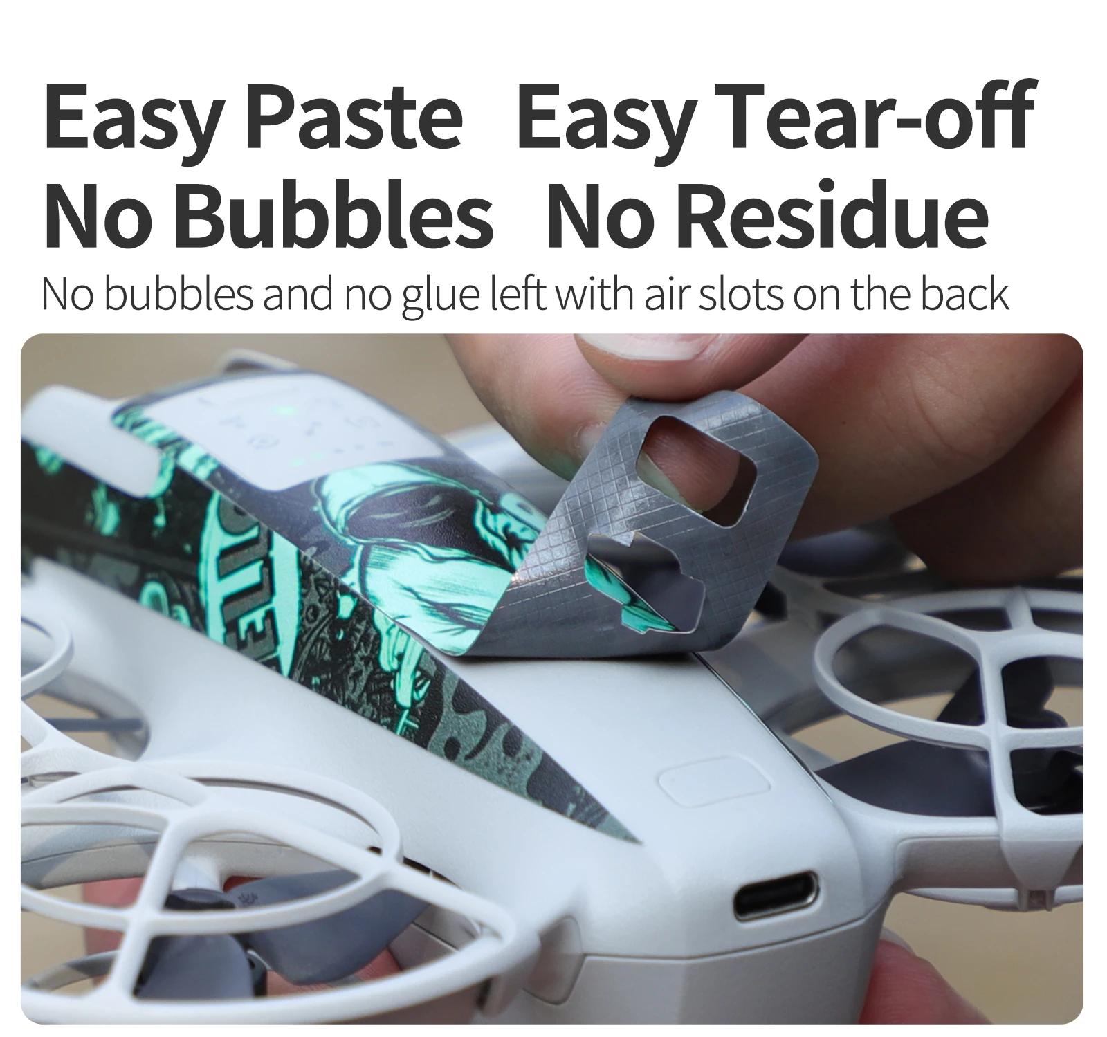 Description Picture 5 of itemPVC Sticker for DJI Neo Colorful Decorative Sticker Combo Protective Film Anti-Scratch Cool Skin for DJI RC N3 Accessoriess