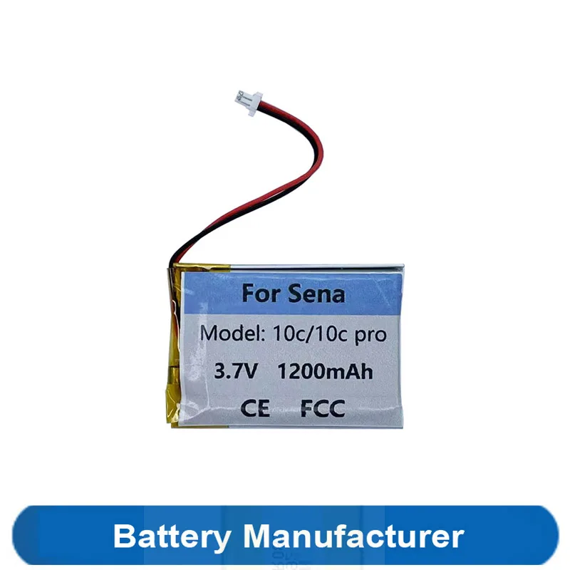 Ciclo "0" Originale Sostituisce La Batteria Da 1200Mah Per Sena 10C 10Pro Pro Casco Auricolare Bluetooth Accumulatore Di Batterie Akku