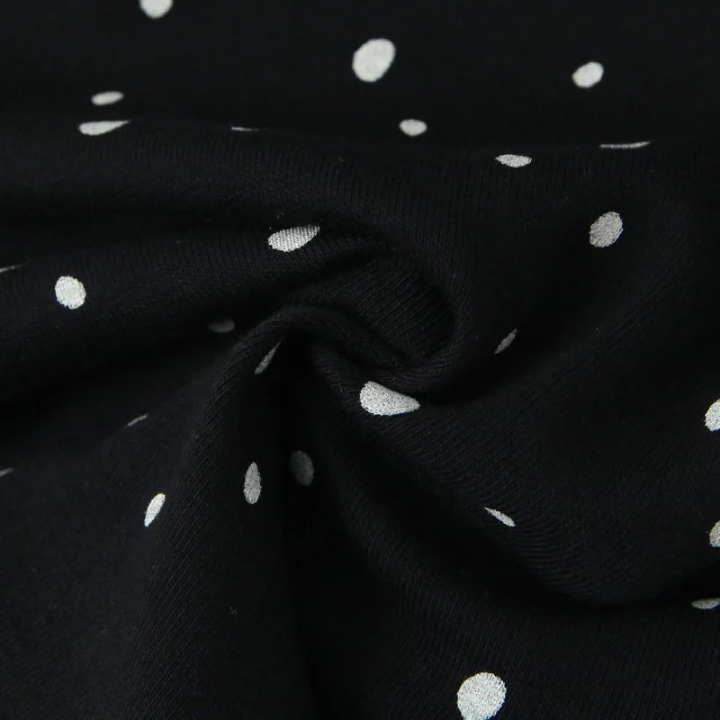 Polka Dot Mermaid Swing Skirt For Plus Size Women Premium Elastic Waist Long Fishtail Skirt With Big Swing