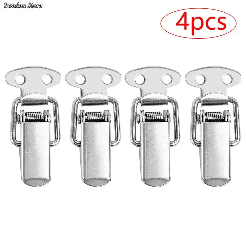Set Di 4 Chiusure In Acciaio Inossidabile Nero, Serrature Scorrevoli Serrature Per Porte Chiusure A Scatto Con Viti Per Porte Finestre Armadi Cantinette Per Vino 88638239