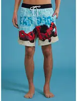 2024/25 Original Summer New Unisex Sports Quick Drying Shorts Vacation Beach Shorts Marvel Deadpool Beach Swim Trunks 1