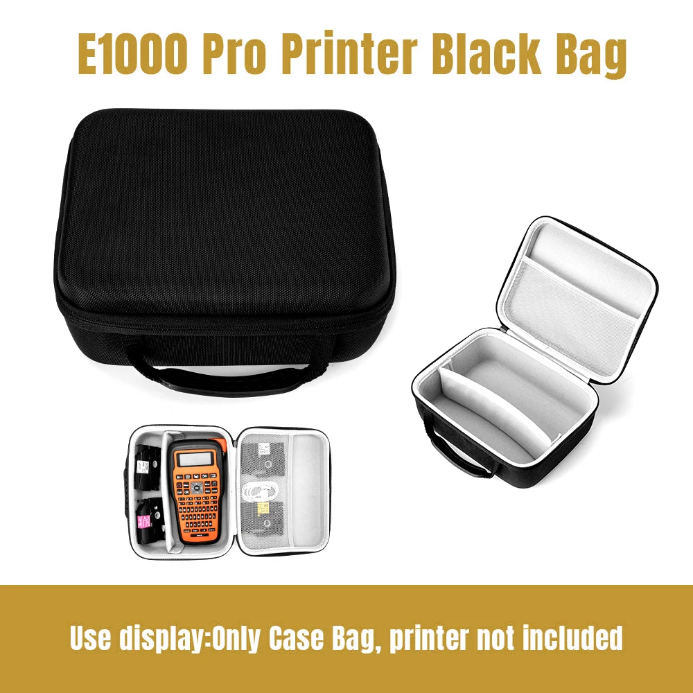 Impresora de etiquetas portátil E1000 PRO 203dpi Compatible con Brother TZe231 HSE231 FX231 máquina para hacer etiquetas de 6-12mm etiquetadora Industrial