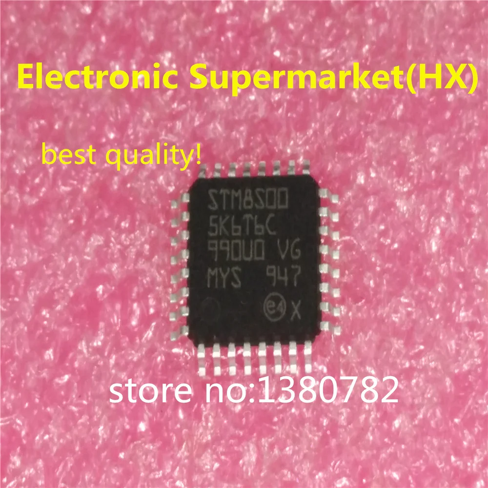

Free Shipping (10pcs-50pcs) STM8S005K6T6C STM8S005K6T6 STM8S005 8S005 QFP-32 IC In stock!