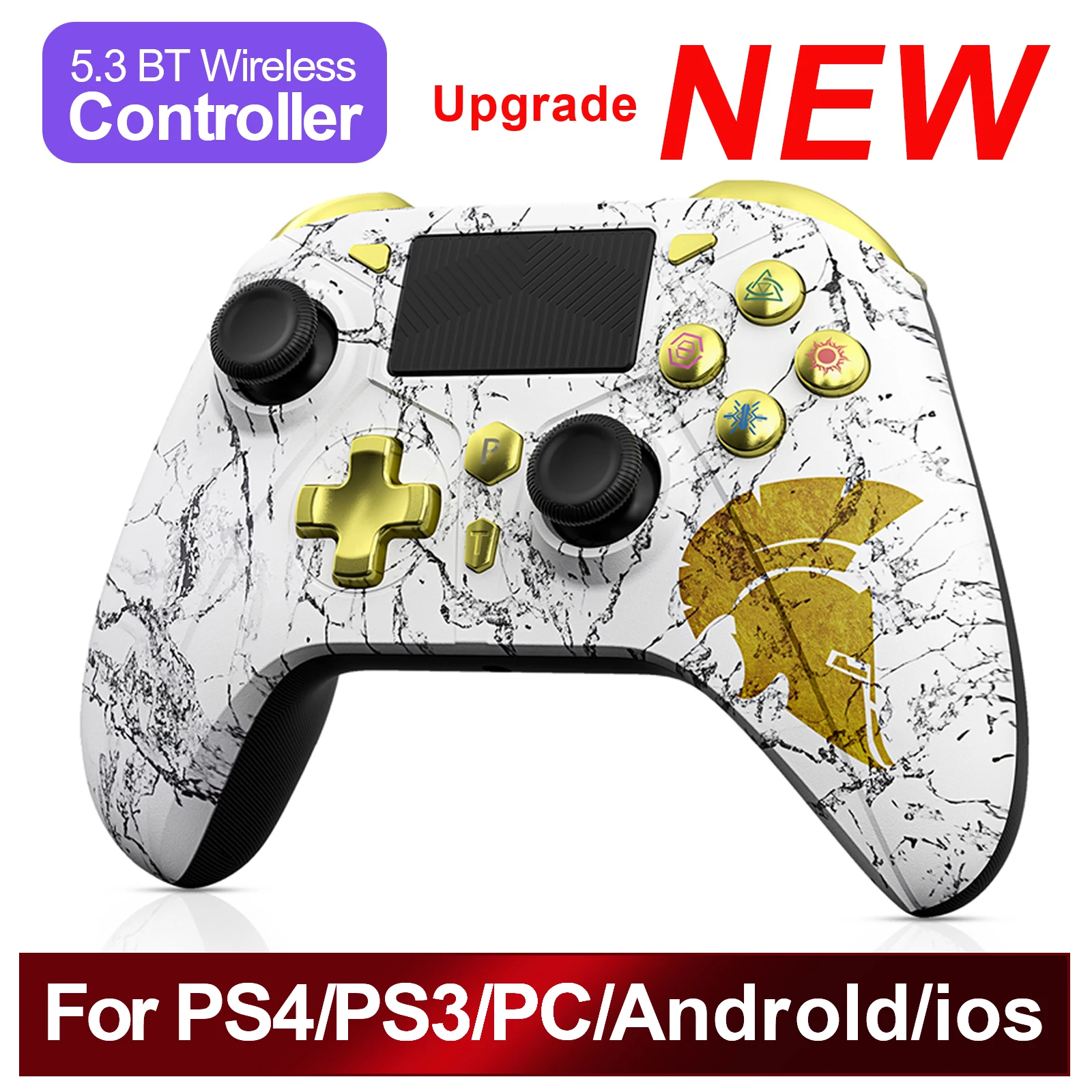 Controller Per Ps4/Slim/Pro Ps3 Wireless Gamepad Per Pc Joystick A Doppia Vibrazione Per Ios/Android