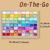72 Colors Metallic Watercolors with Intense Sparkle, Pearlescent Glitter Solid Pigment, Flash Iridescent Paints, Golden Slivery 5