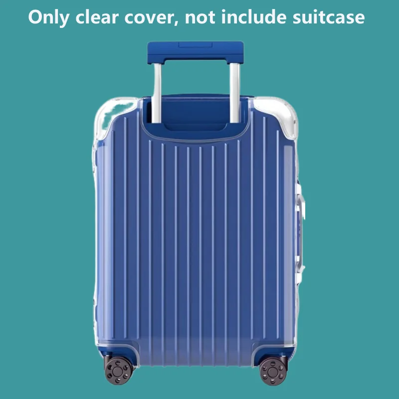 Transparent Cover for Rimowa Hybrid Suitcase Protector Case with Zipper Customized Clear PVC Not Include Luggage
