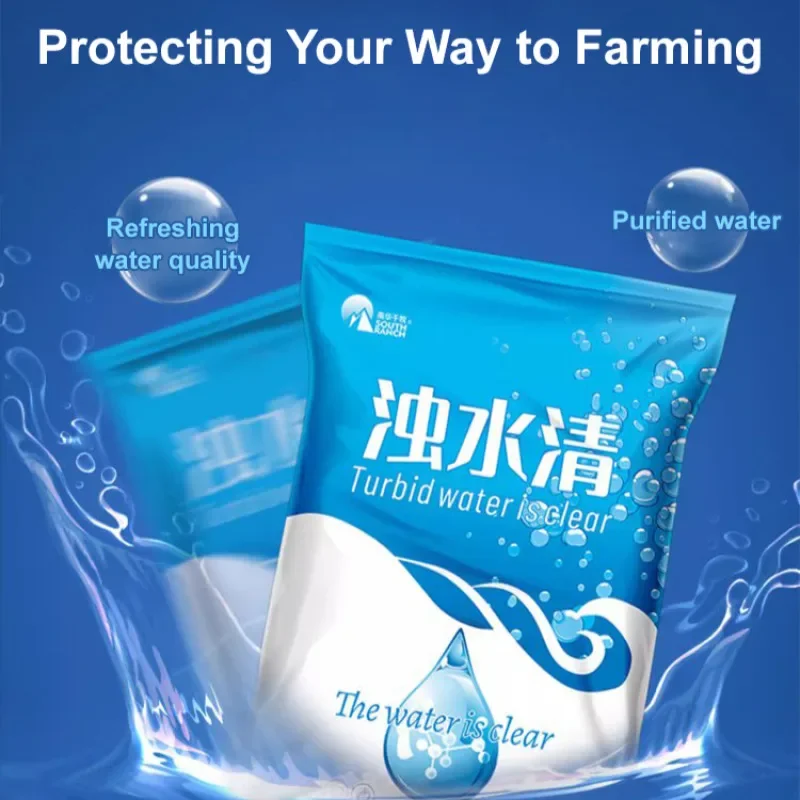 Turbid Water and Clear Fish Pond Purifier Fish Pond Purification Water Quality Clarifying Agent Muddy and Mixed Quality Clarifying