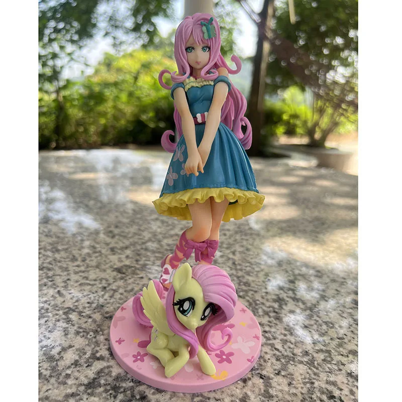 

Anime Hatsune Miku Figure My little Pony Bishoujo Pinkie Pie Fluttershy 1/7 22cm PVC Action Figure Toy Collection Modle Doll