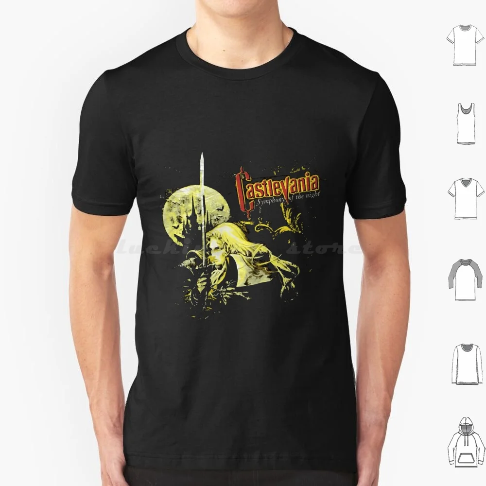 Symphony Of The Night Alucard Castlevania Gioco Divertente T Shirt Uomo Donna Bambini 6Xl Castlevania Dracula Alucard Belmont Vampire