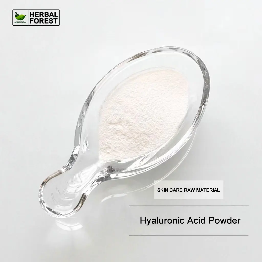 Hyaluronic Acid Powder Cosmetic Raw Pure 99% Low Molecular Weight Sodium Hyaluronate Cosmetic Grade Anti-Aging Skin Moisturizing