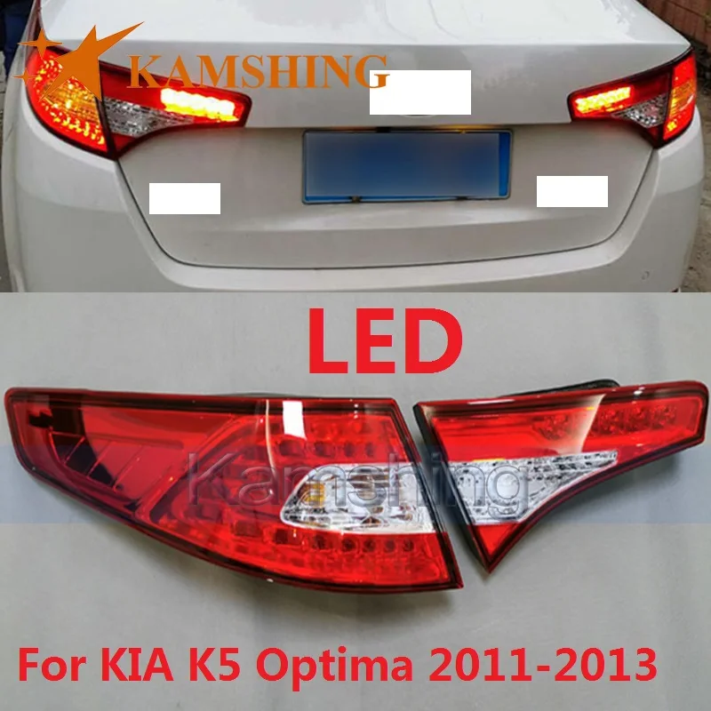 CAPQX For Kia K5 Optima 2011 2012 2013 Rear Bumper LED Brake light