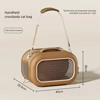 Cat bag, portable outdoor cat box, one shoulder crossbody, small cat space cabin, large capacity cat carrying bag, pet suitcase 6
