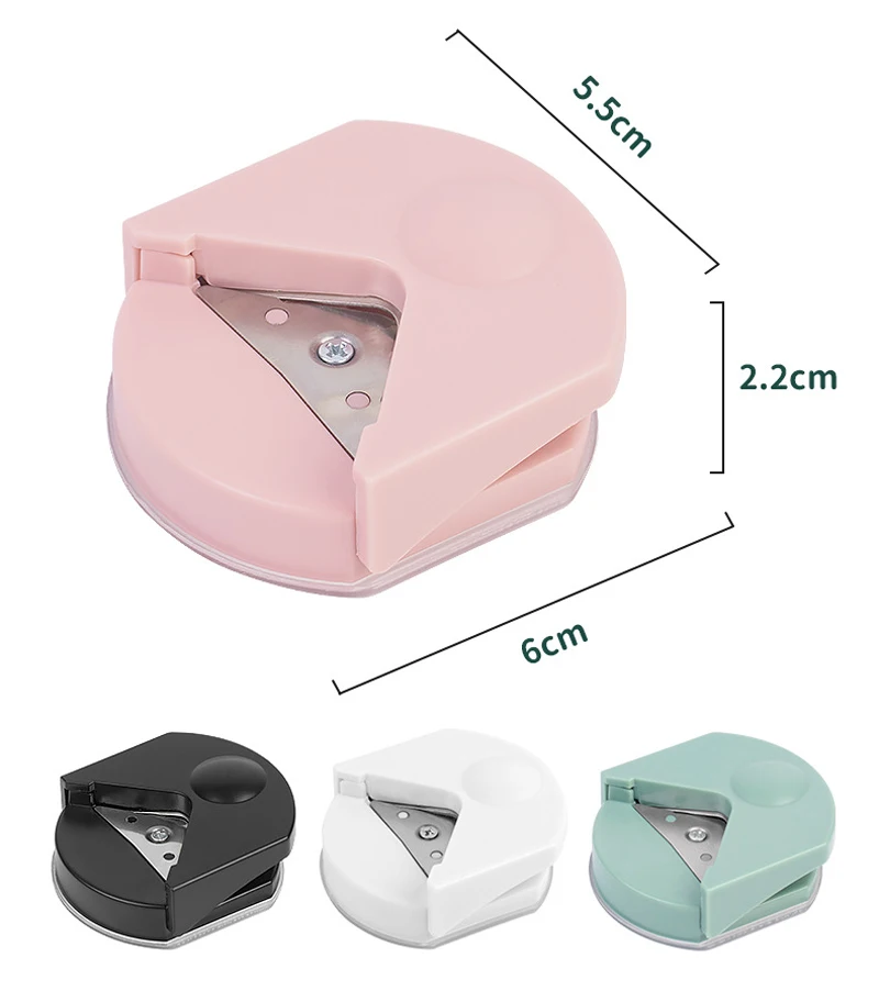 Taglierina per Angoli Arrotondati R4, Perforatore per Carta, Trimmer per Bordi Angolati, Punzone per Foto, Scrapbook, Ufficio, Fai-da-Te, Artigianato, Utensile Manuale Portatile - immagine 5