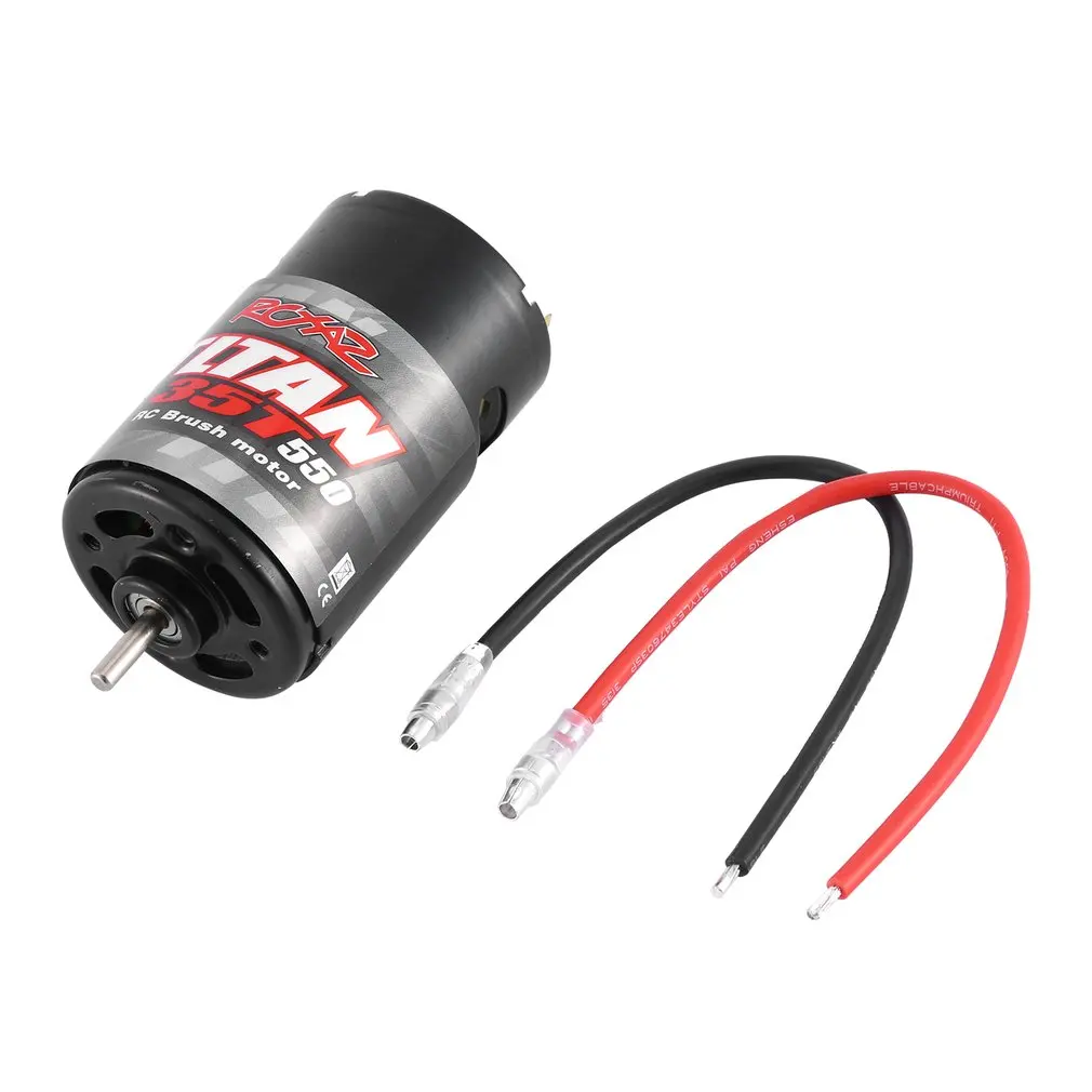 550 Brushed Motor With ESC 12T 21T 29T 35T For Axial 1:10 RC Crawler With 360A Optional RC Car Rock Crawler Parts Dro shipping