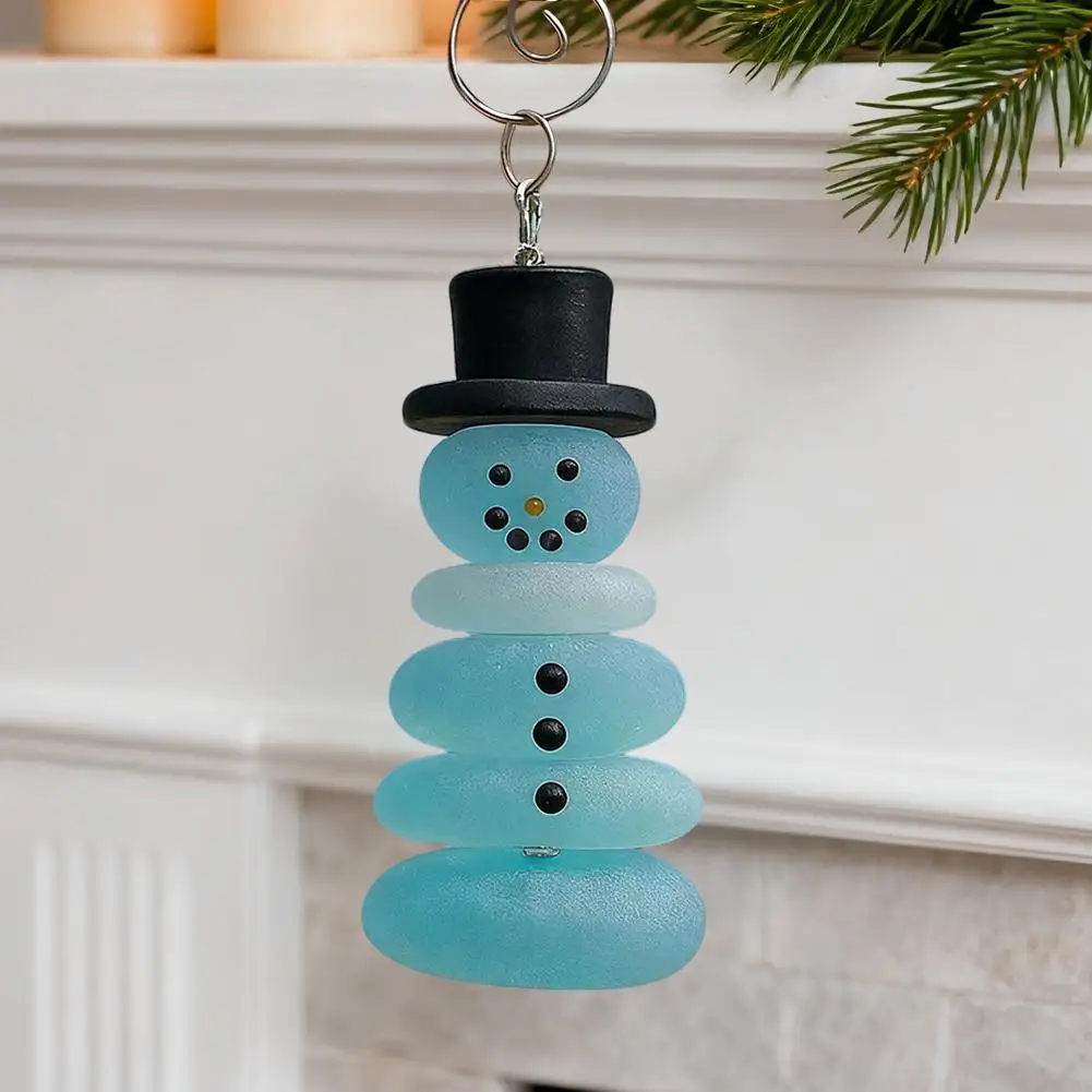 Christmas Coastal Ornaments Beach Theme Lighthouse Sailboat Acrylic Ornament Unique Hanging Decor for Tree Xmas Home Decoration