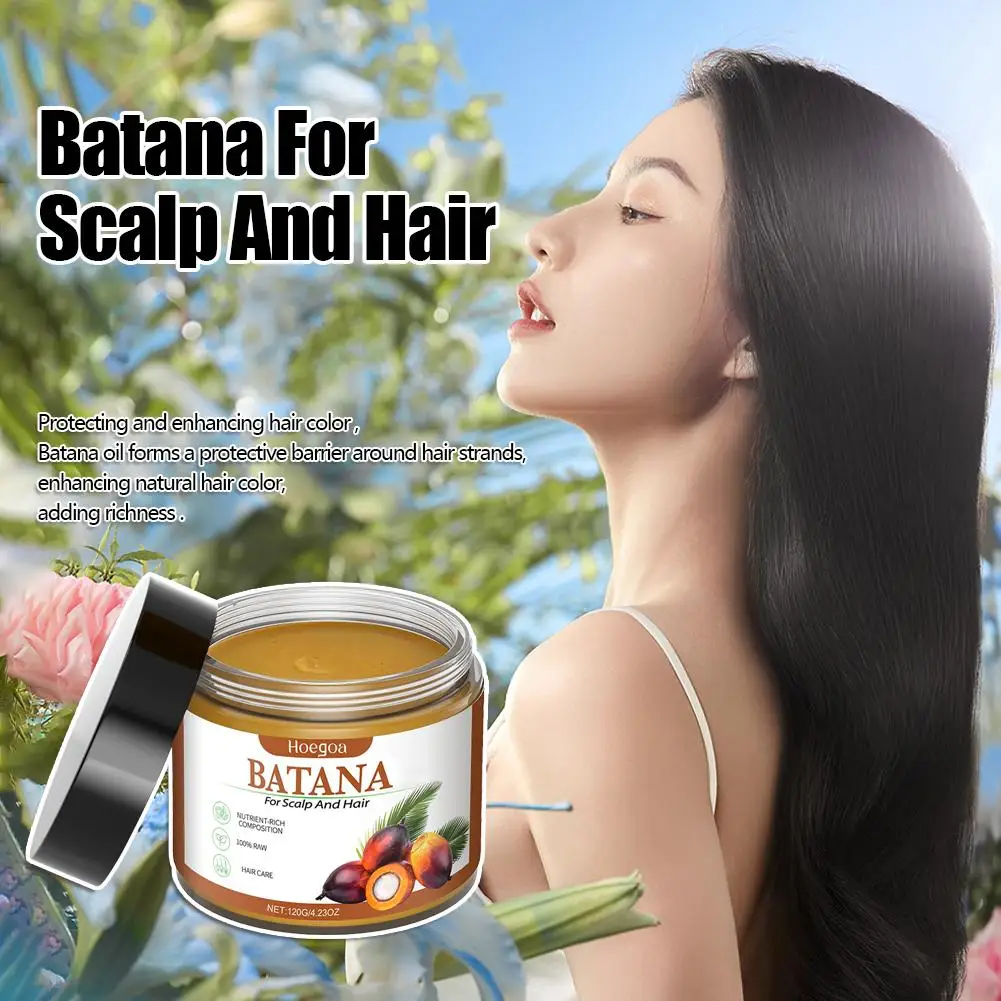 

120g Batana Oil Hair Conditioner Oil Hair Treatment Hair Mask Moisturize And Repair Hair Root for hair growth Healthier Hai X1A6