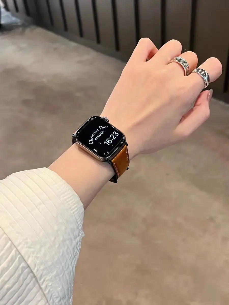 Bracelet Apple Watch Hermes Cuir