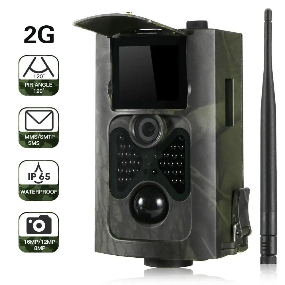 Hunting Trail Camera 2G SMS SMTP Cellular Mobile Wildlife Cameras HC550M Wireless Surveillance