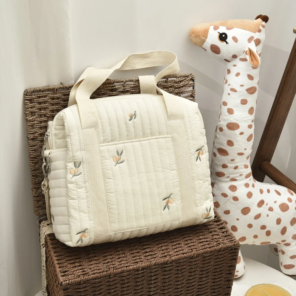 Mommy Bag Diaper Nappy Bag Baby Stuff Organizer Cotton Handbags Caddy Storage Bag For Mom Cute Bear Babies Accessories