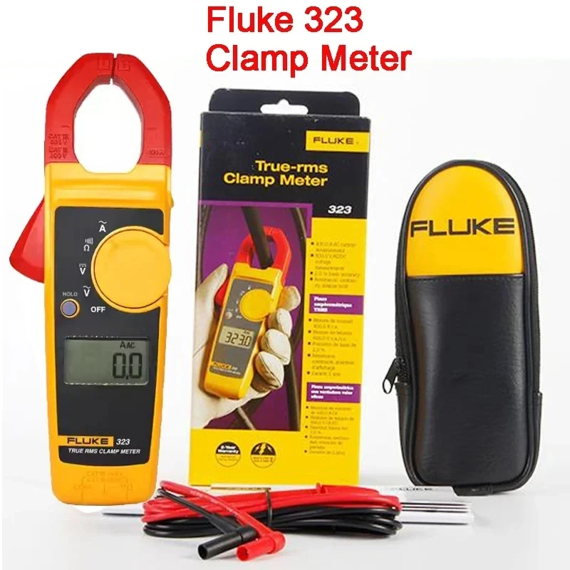 Fluke 323 Pinza Amperometrica Per Elettricisti Commerciali/Residenziali, Misura La Corrente Ca A 400 A, Misura La Tensione Ac/Dc 600V Tester