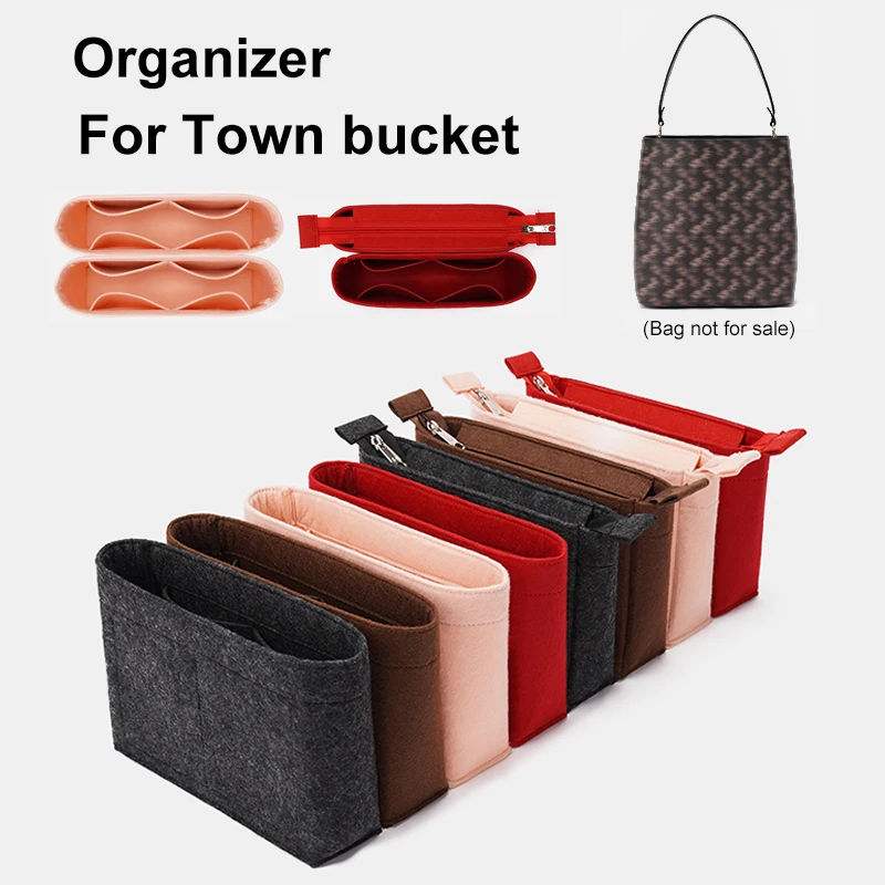 Felt Cloth Travel Insert Organizer For Handbags Tote Cosmetic