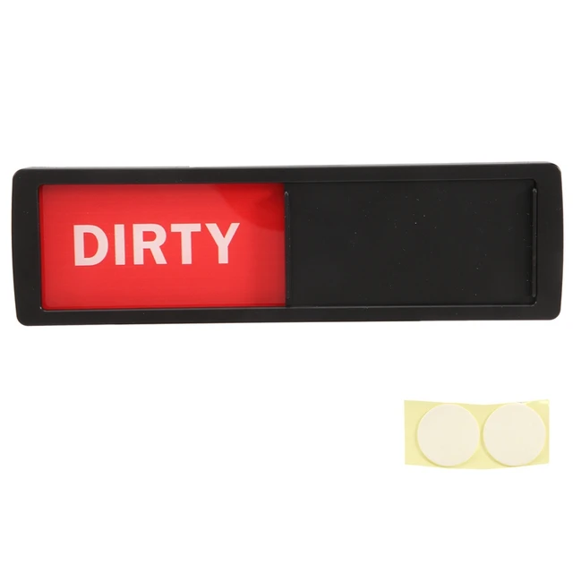 Clearance Sale!!! Clean Dirty Dishwasher Magnet Dirty Clean Sign  Non-Scratch Magnetic Indicator 