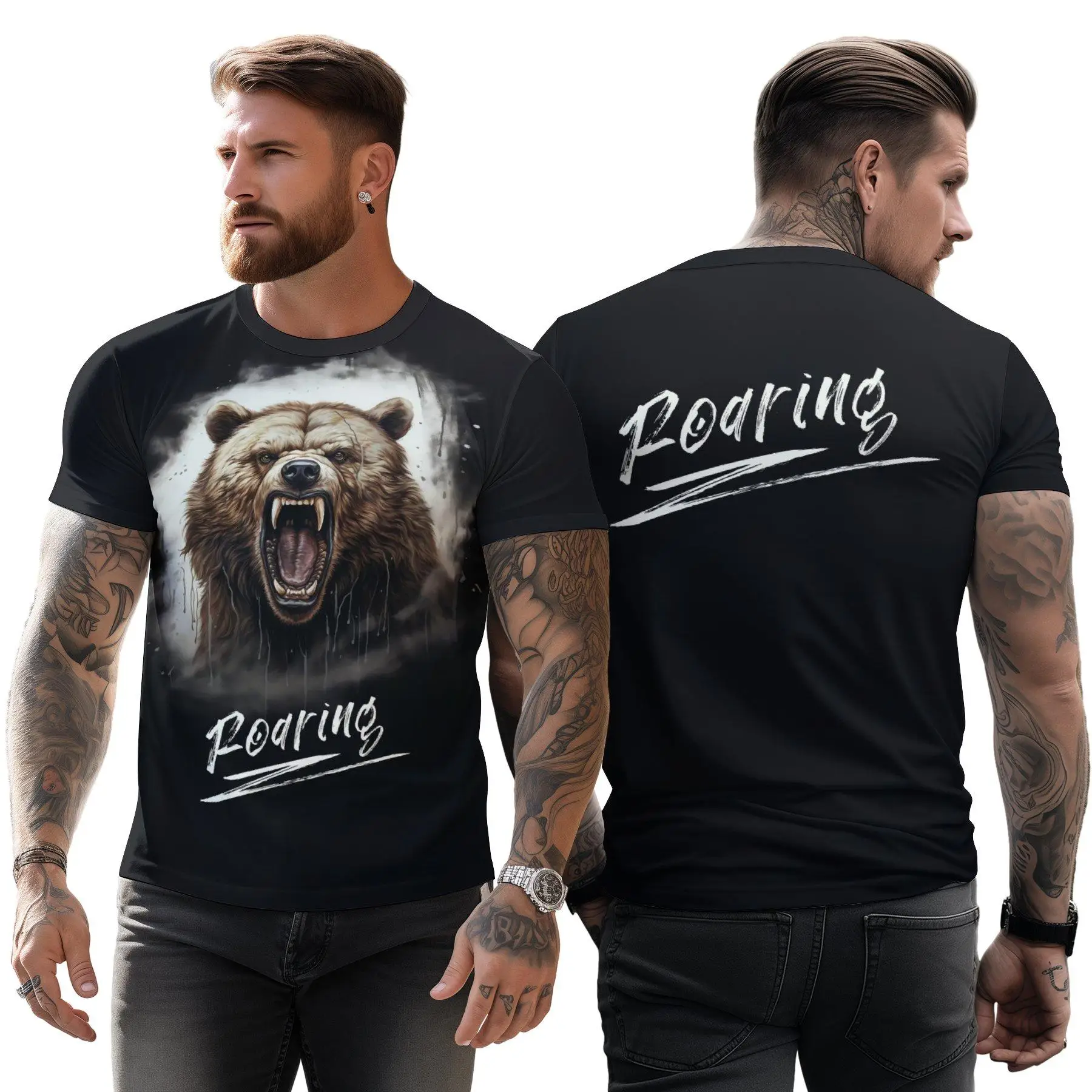 

2024 new in tops & tees 3D printed men's short sleeve T-shirt mens clothing graphic t shirts