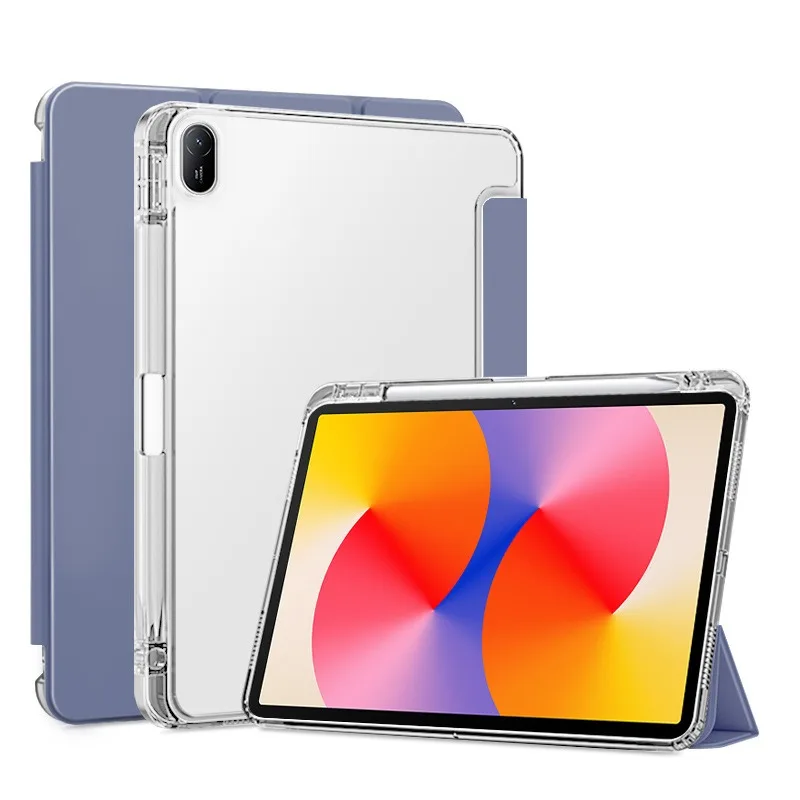 Enhanced Tablet Cover Smart Case with Folding Stand and Pencil Holder