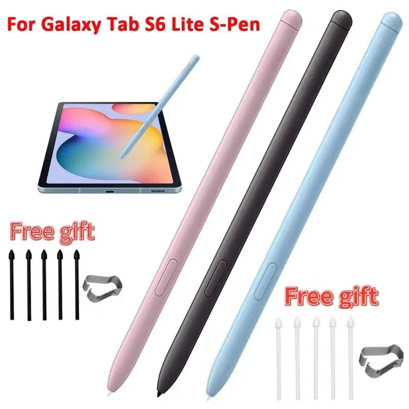 Tablet Stylus Pen para Samsung Galaxy Tab s6 Lite s Pen Substituição sem Bluetooth P610 P615