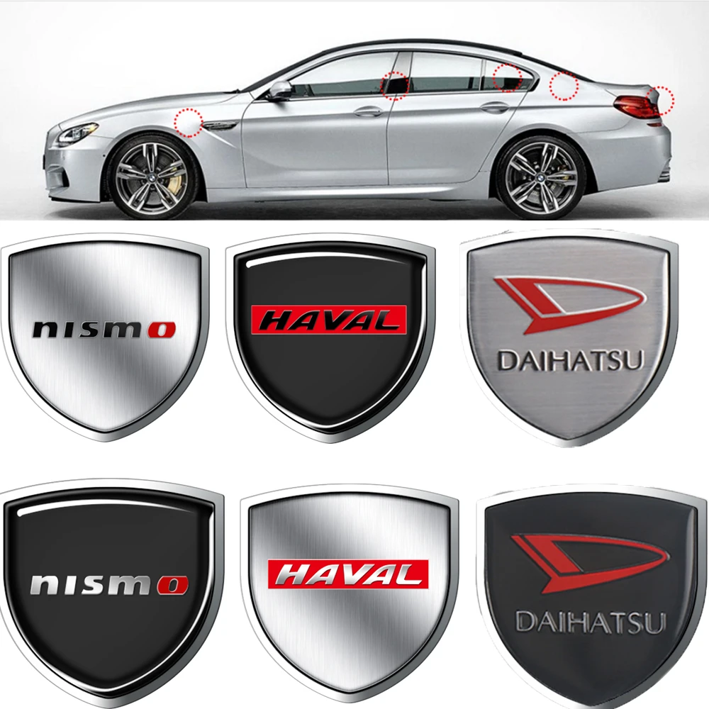 3D Metal Sticker Car Badge Shield Styling Accessories For Toyota