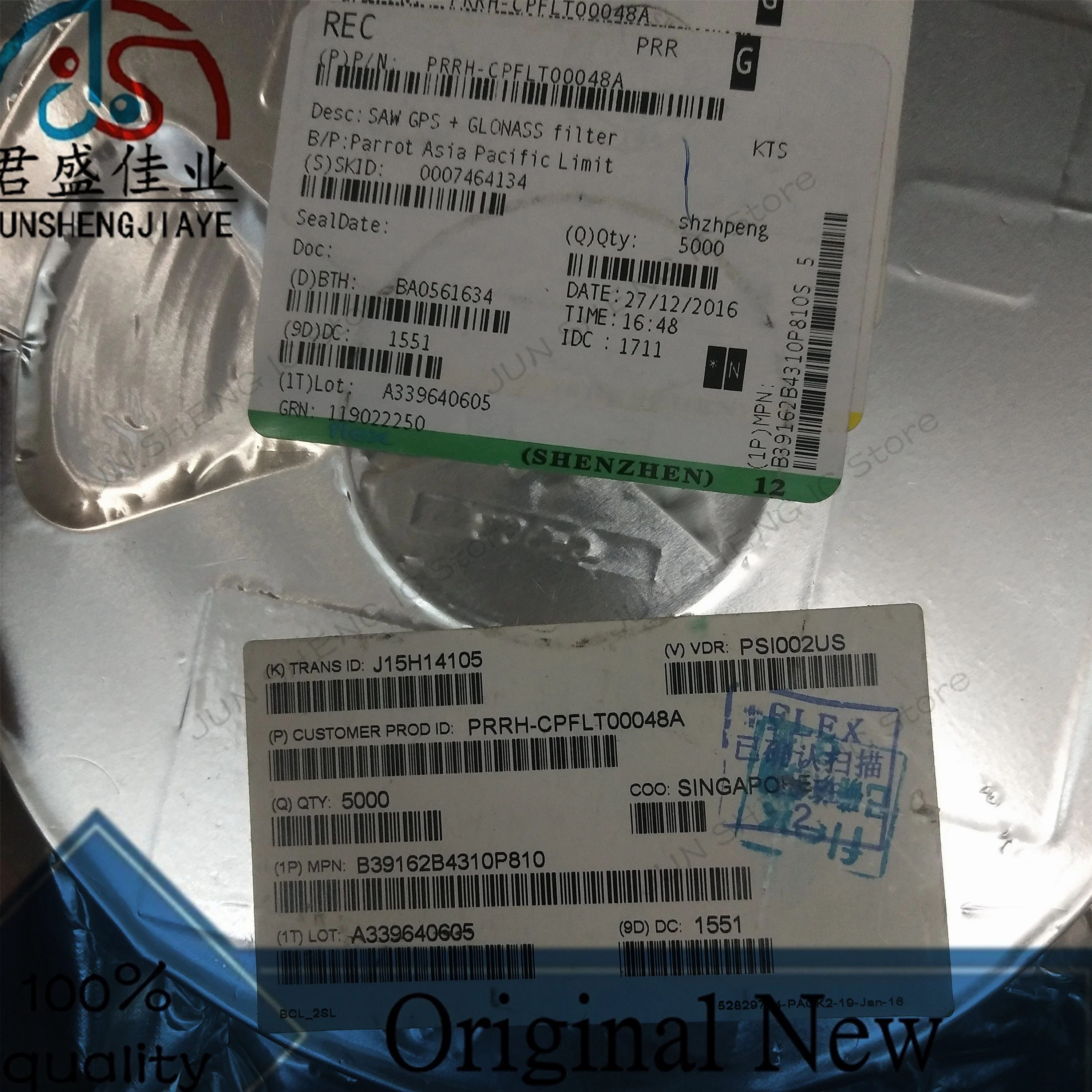 Jun Sheng Ic Store/20 Pz/Lotto 100% Nuovo Ic Originale B39162-B4310-P810 B4310 Epcos Filter Siemens Signal Regulation