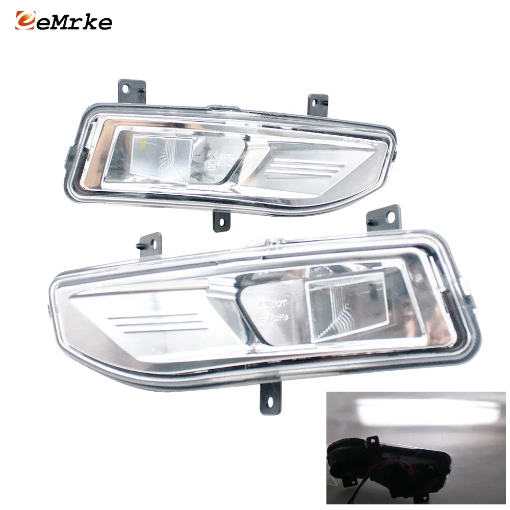 

LED Fog Light Assembly for Nissan Kicks Leaf X-trail Rogue March Micra Sylphy Versa Note Sentra Qashqai Rogue Sport 2019 202 DRL