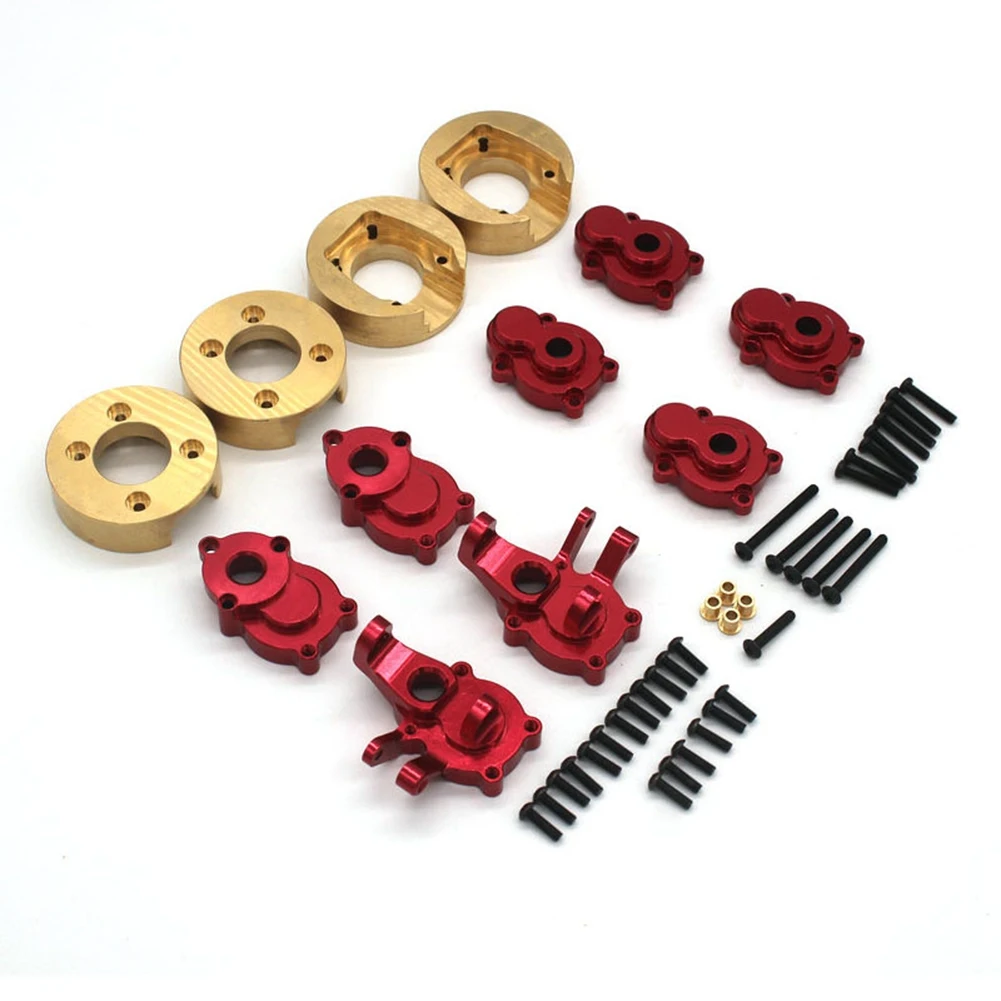 

Для YiKong YK4102 YK4103 CR3.4 кожух коробки передач противовес 1/10 RC Гусеничный автомобиль запчасти, Красный