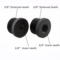 8pcs a set Mic Stand Thread Adapter Set 1/4,3/8 Male to 5/8 Female Microphone stand fixing Screw Adapter Transfer 2