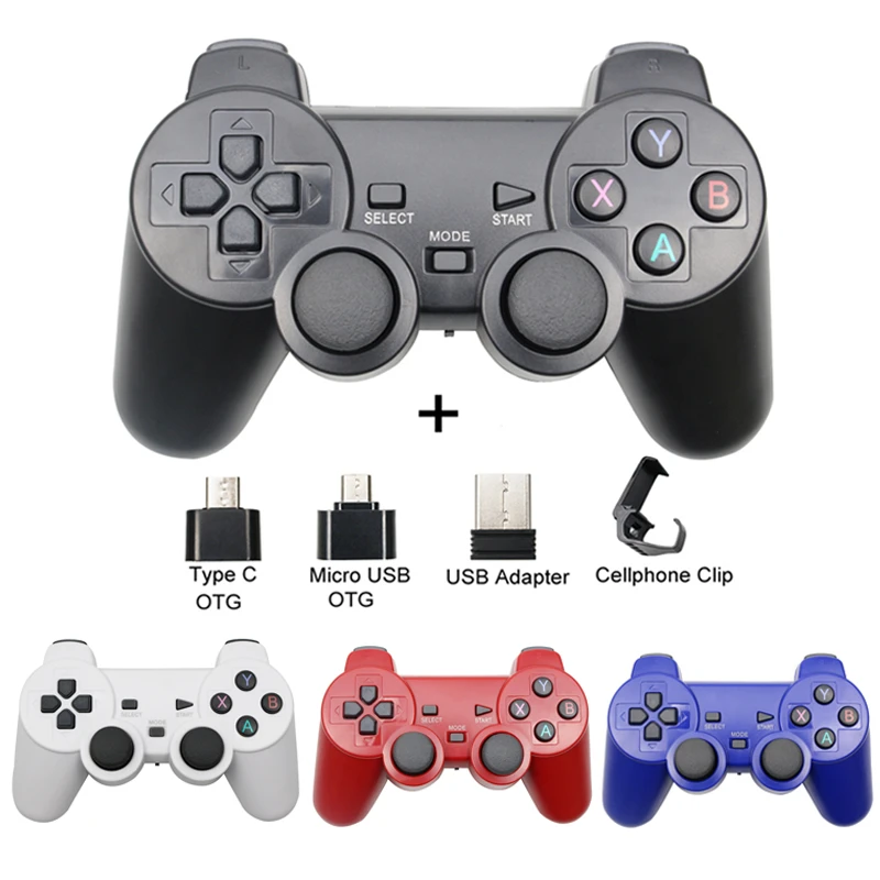 2 4g Wireless Gamepad Usb Controller For Ps3 Game Joypad Joysitck For Android Phone Tv Windows Vista 7 8 10 Game Controller Gamepad Usb Wireless Gamepad Usbwireless Usb Controller Aliexpress