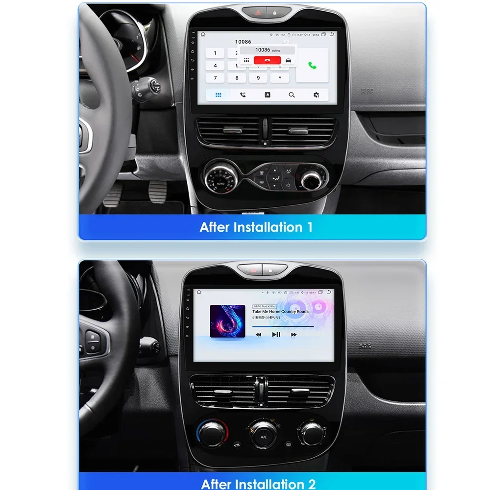 7862 Intelligent Screen 2din Android Car Radio Multimedia Video Player for Renault Clio 4 2016-2019 GPS Navi Carplay Auto 4G RDS