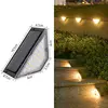 LED Solar Step Lights Waterproof Outdoor Stair Lights Solar Deck Lights Outdoor Decor IP67 Solar Decoration Lights for Yard Path 1