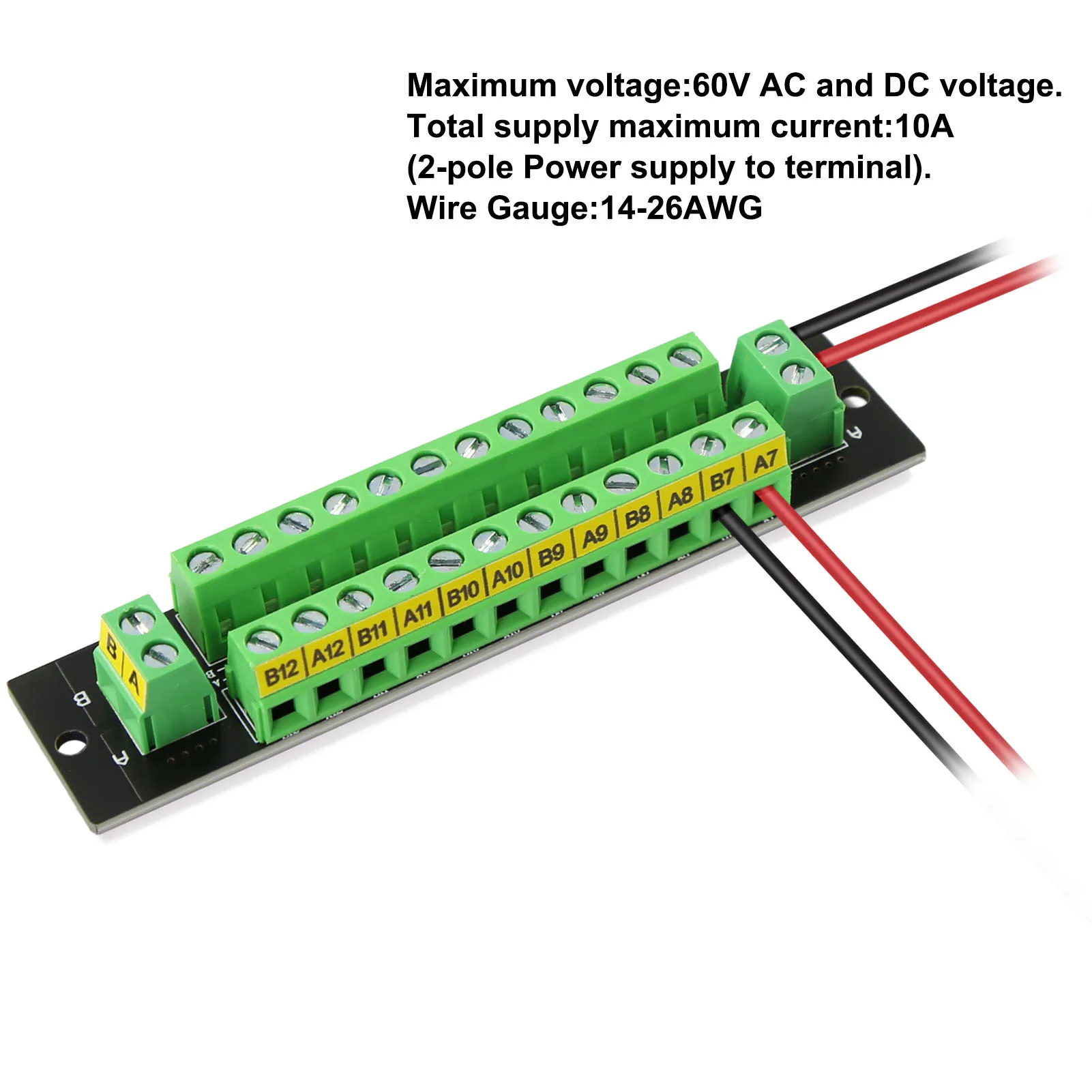 Evemodel 1 Unit Power Distribution Board Power Distributor DC and AC Voltage 3