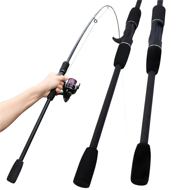 CATCH.U Fishing Rod Glass/Carbon Fiber 1.8m Spinning /Casting Fishing Pole  Bait WT 2-10g Line WT 4-10LB Fast Lure Fishing Rods - AliExpress