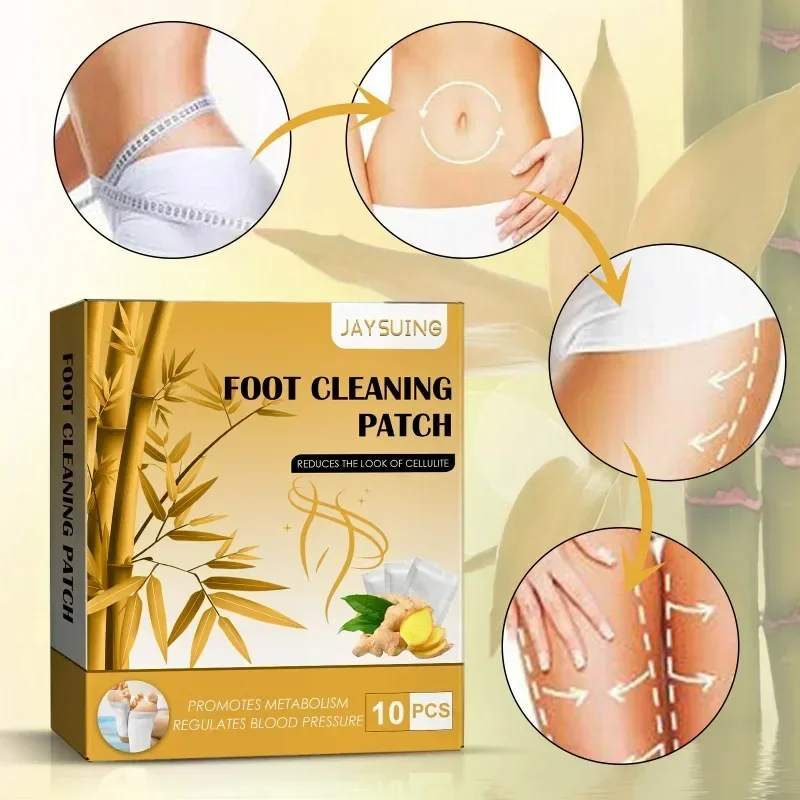 

Sdotter Body Sculpting Detox Foot Patches Feet Care Relieve Stress Tighten Thigh Muscles Waist Slimming Shape Foot Paste Weight