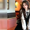 2025 Spring and Autumn New Splicing Shirt Collar Fake Two piece Dress Gentle Slimming Small College Style Long Sleeve Skirt 4