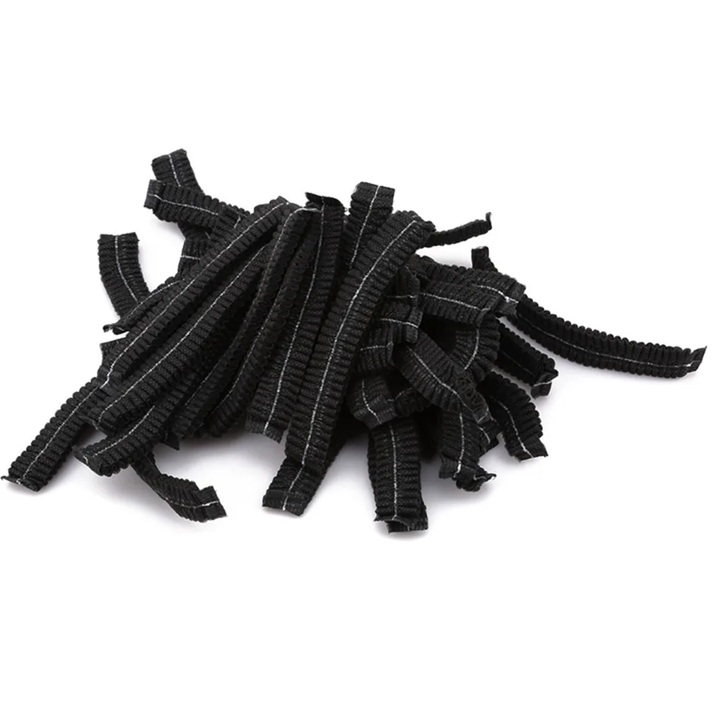 100pcs/Pack Disposable Hair Head Covers Net Bouffant Dustproof Anti Dust Caps Breathable Shower Bathing Hats Kitchen 6