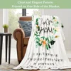 1pc Warm and Cozy Flannel Blanket for Mom - Perfect Gift for Birthdays and Special Occasions 3