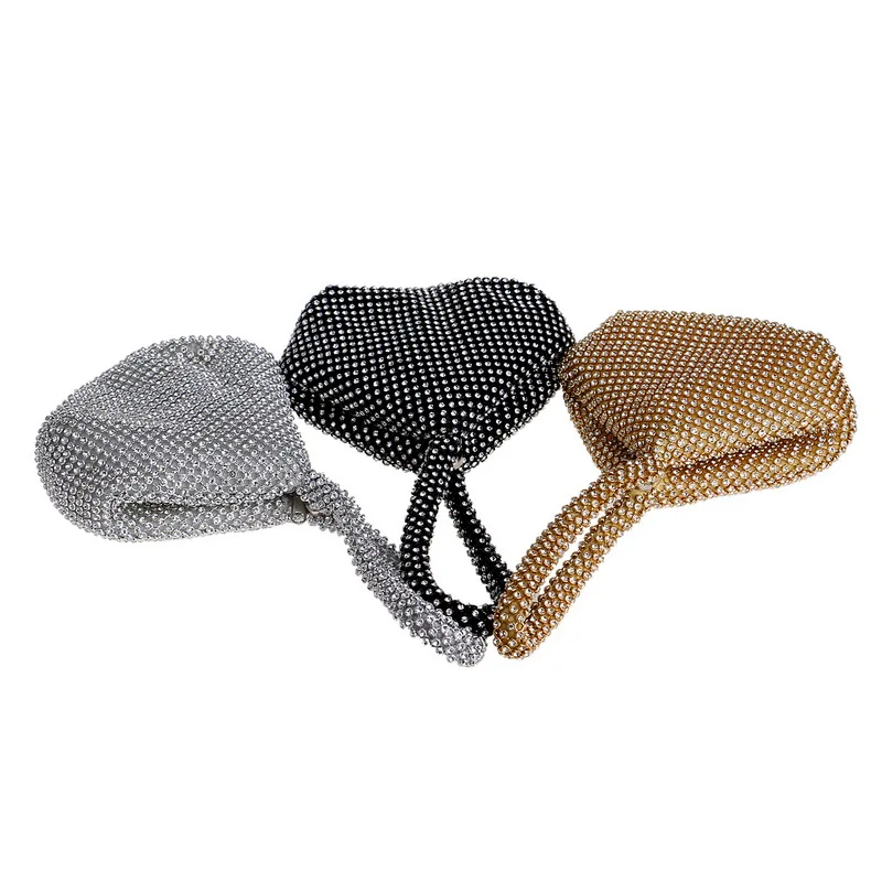 Women's Diamond Handheld Dinner Messenger Female Tote Bag Party Banquet Handbags For Women Bolsas Wedding Clutche Purses Y2k