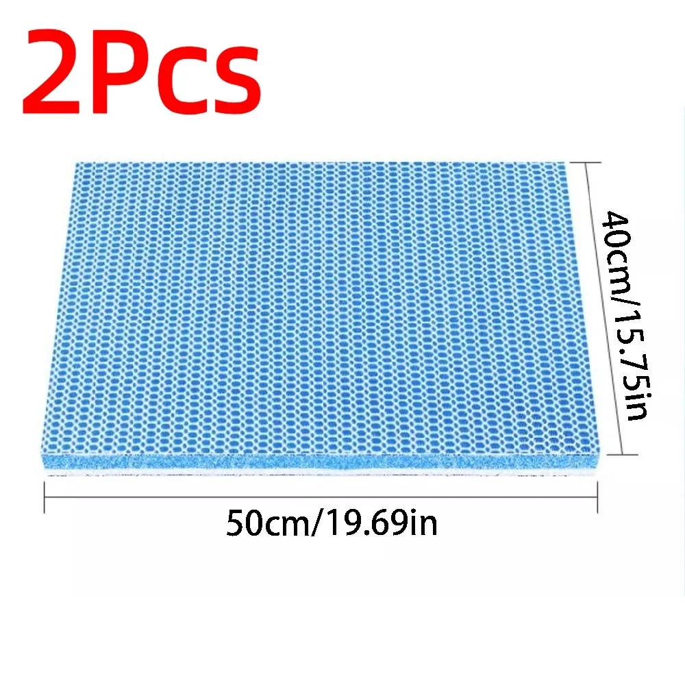 2Pcs 10D Aquarium Filter Sponge Reusable Cuttable Non Gel Filter Pad Thickened 40x50cm Fish Tank Filter Aquarium Accessories