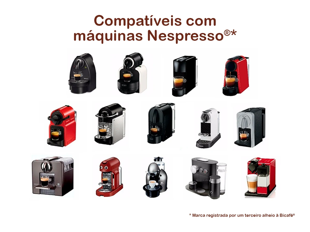 Kit 30 Cápsulas Café Bicafé Premium P/ Máquinas Nespresso*