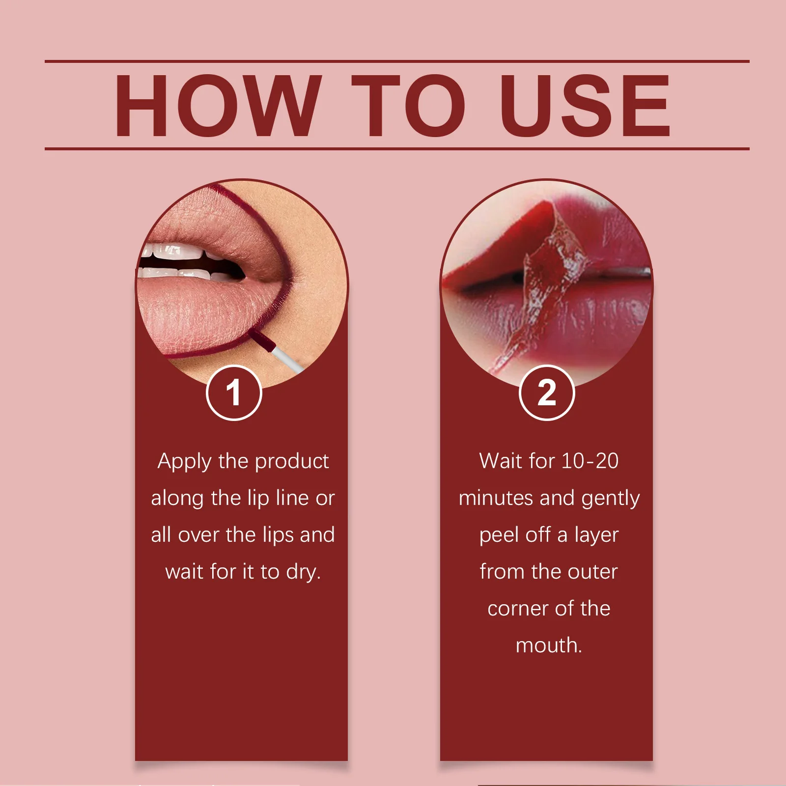 Waterproof Lip Liner Stain Tattoo Long Lasting Makeup Peel off Tattoo Lipgloss Hydrating Matte Lip Peel off Lipliner Cosmetics 6