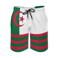 3d Print Algeria Flag Men's Summer Swim Trunks Ethnic Graphic Surf Board Shorts Sports Beach Shorts Swimsuit Street Short Pants 2