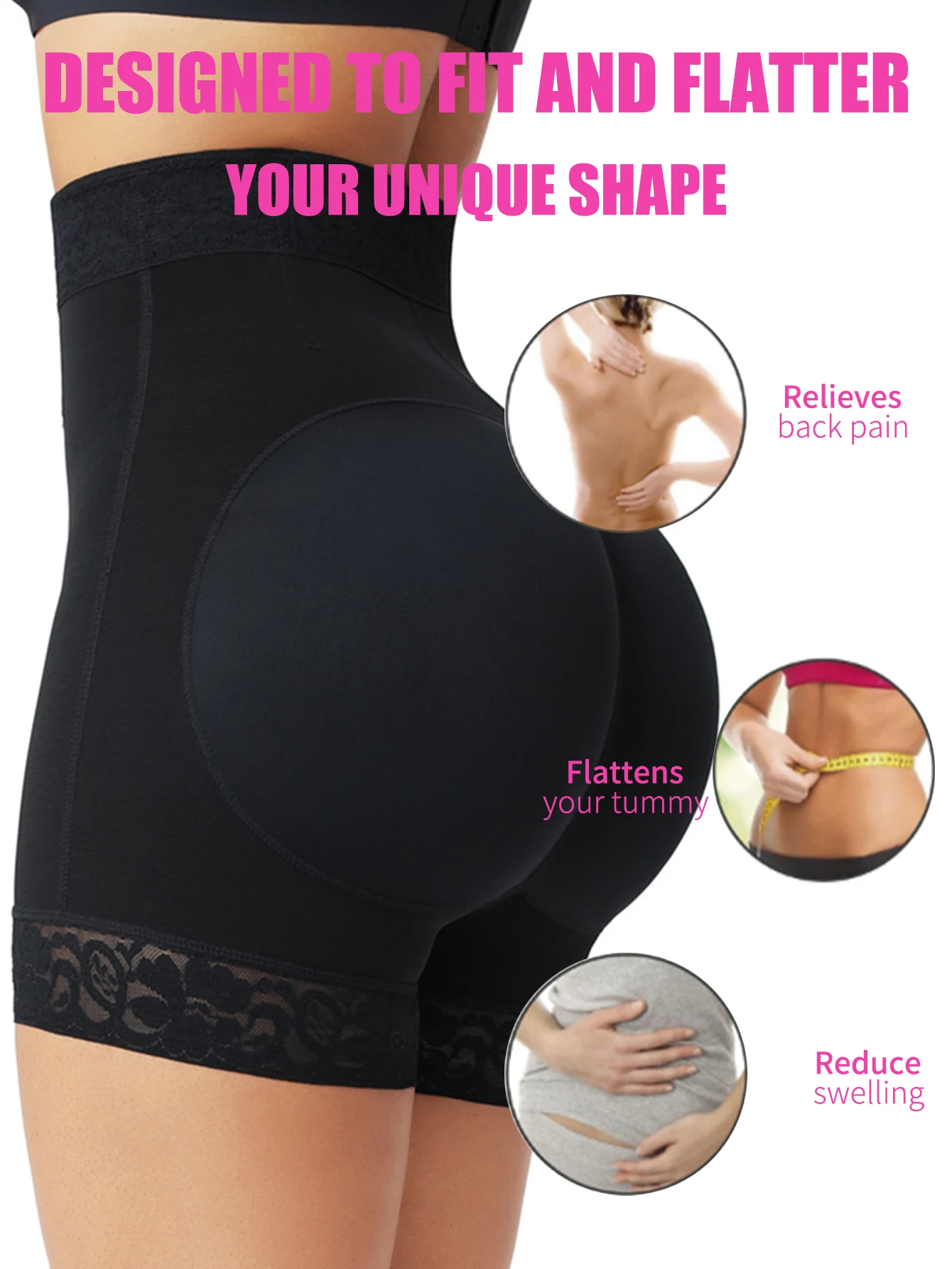 لانجين ملابس داخلية نسائية عالية الخصر لتشكيل البط...