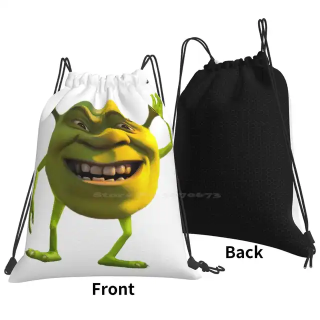 Shrek Wazowski Mochila para Escola Estudantil, Laptop Travel Bag, Shrek  Wazowski Memes Syko Weheartit - AliExpress